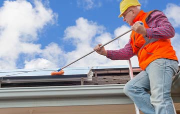 Darkland soft wash roof cleaning